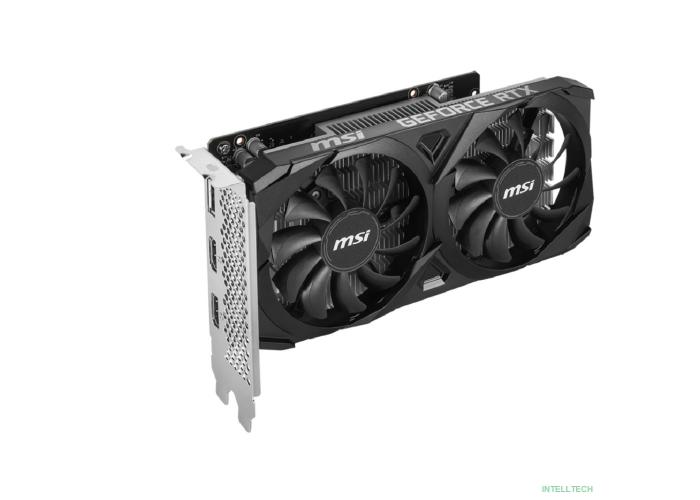 MSI  RTX 3050 VENTUS 2X 6G  NVIDIA GeForce RTX 3050 6Gb 128bit GDDR6 1492/14000 HDMIx2 DPx1 HDCP Ret