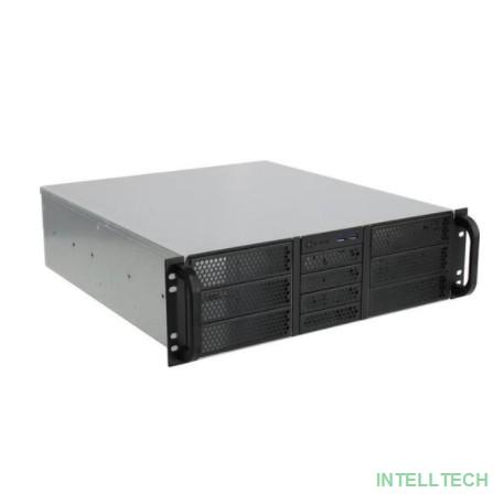 Procase RE306-D6H4-C-48 Корпус 3U server case,6x5.25+4HDD,черный,без блока питания,глубина 480мм,MB CEB 12
