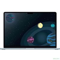 Apple MacBook Air 15-inch 2025 [MC7D4LL/A] (КЛАВ.РУС.ГРАВ.) Sky Blue 15.3