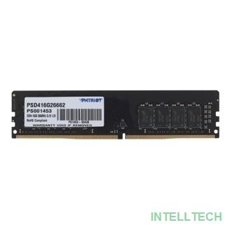 Patriot DDR4 DIMM 16GB PSD416G26662 PC4-21300, 2666MHz