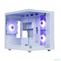 Defender Корпус компьютерный NovaCube белый,mATX,3fan,switch&M/BSync