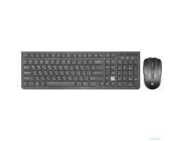 Defender Клавиатура + мышь Columbia C-775 RU черный [45775] {Беспроводной набор, мультимедиа}