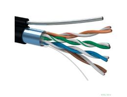 5bites Кабель Express FS5525-305BPE-M витая пара FTP/SOLID/5E/24AWG/COPPER/PE/BLACK/OUTDOOR/MSGR/DRUM/305M