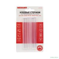 REXANT (09-1015) Клеевые стержни d=7,4 мм, L=100 мм, прозрачные (упак. 6 шт.) 