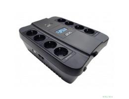 PowerCom Spider SPD-550U LCD ИБП {Line-Interactive, 550VA / 330W, 8xEURO: 4 с резервным питанием, 4 с фильтрацией, USB} (1138685)