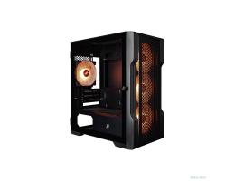 1STPLAYER Корпус TRILOBITE T3 Black / mATX, TG / 4x 120mm LED fans inc. / T3-BK-4F1