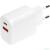 Rexant (18-2225) Сетевое зарядное устройство USB QC (20W) + Type C PD (20W), белое