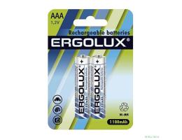 Ergolux AAA-1100mAh Ni-Mh BL-2 (NHAAA1100BL2, аккумулятор,1.2В)  (2 шт. в уп-ке)