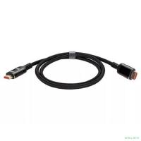 iOpen ACG859B-1.0 Кабель интерфейсный HDMI-HDMI 19M/M,ver. 2.1 8KX60Hz (Econom) оплетка 1m