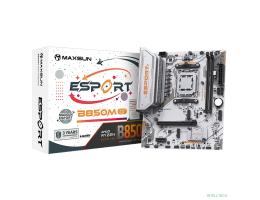 MAXSUN MS-eSport B850M WIFI ICE (Socket AM5, mATX, 2*DDR5(96Gb), DP/HDMI,  2*SATA3, 2*M.2,  1*PCIEx16/1*PCIEx1, 2*USB2.0, 4*USB 3.0, Bluetooth,  Wi-Fi 802.11ax, RTL)