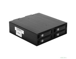 Exegate EX264647RUS Корзина для HDD Exegate HS425-01 (универсальная, на 4*2,5" SATA/SAS HDD, занимает 1*5,25" отсек)
