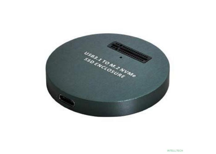 ORIENT UHD-524, USB 3.2 Gen2 (USB 3.1) док-станция для SSD M.2 M-key NVMe (JMS583, поддержка UASP,TRIM), скорость до 10 GB/s, кабель подключения USB Type-A