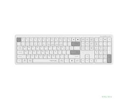 Клавиатура беспроводная A4Tech Fstyler FBX55C white (USB, BT/Radio, slim, Multimedia) (FBX55C)