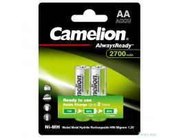 Camelion Always Ready AA-2700mAh Ni-Mh BL-2 (NH-AA2700BP2, аккумулятор,1.2В)