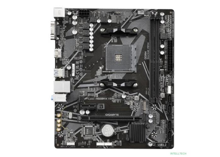 Gigabyte A520M K V2 RTL {Soc-AM4, AMD A520, 2xDDR4, mATX AC`97 8ch(7.1) GbLAN RAID+VGA+HDMI}