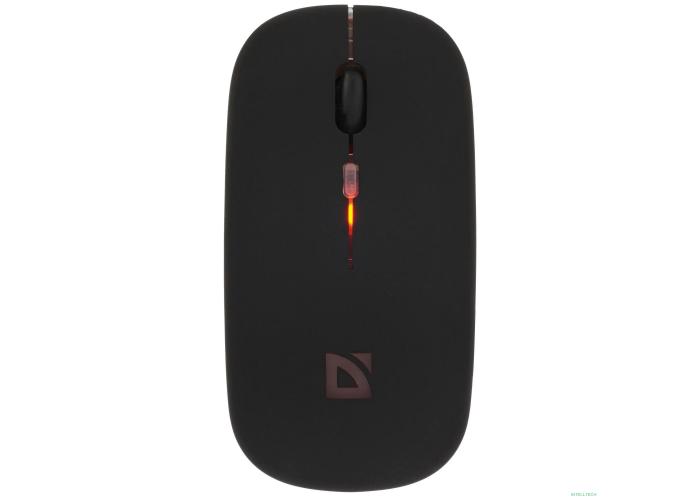 Defender Touch MM-997 { Беспроводная оптическая мышь, черн,2.4+BT,RGB,500mAh,бесшумн } [52997]