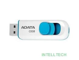 A-DATA Flash Drive 16Gb С008 AC008-16G-RWE {USB2.0, белый}