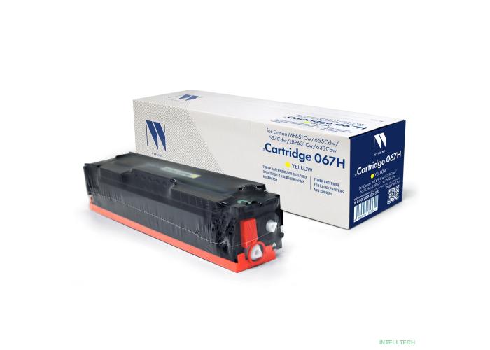 NV Print  Cartridge 067H Y/5103C002A  Картридж NV-067HY  для Canon i-SENSYS LBP631Cw/LBP633Cdw/MF651Cw/MF655Cdw/MF657Cdw (2350k) желтый, с чипом