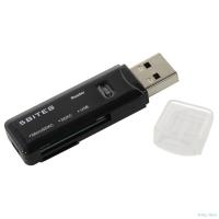 5bites Устройство ч/з карт памяти RE3-200BK USB3.0 Card reader / SD / TF / USB PLUG / BLACK