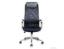 Кресло руководителя Бюрократ KB-9N/BLACK черный TW-01 TW-11 сетка крестовина хром [1140271]