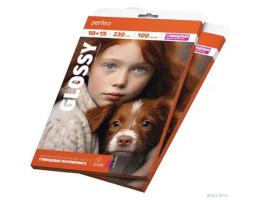 Perfeo фотобумага 10х15 230 г/м2 глянцевая 100л (PF-GLR4-230/100) (G22)