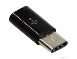 ORIENT Переходник USB 2.0 micro-Bf (5pin) UC-201 -> Type-Cm (24pin), черный