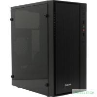 Exegate EX283754RUS Корпус Minitower ExeGate mEVO-9301-RGB (mATX, без БП, с окном, 2*USB+1*USB3.0, HD аудио, черный с RGB подсветкой)