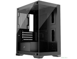 1STPLAYER MIKU Mi2 Black / mATX / 3x120mm LED fans / Mi2-BK-3F1
