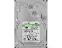10TB Toshiba Surveillance S300 Pro (MD10ADA10TV) {SATA 6.0Gb/s, 7200 rpm, 512Mb buffer, 3.5" для видеонаблюдения}