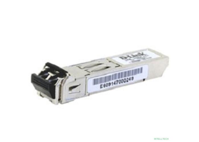 D-Link 310GT/A1A SFP-трансивер с 1 портом 1000Base-LX для одномодового оптического кабеля (до 10 км, разъем Duplex LC)