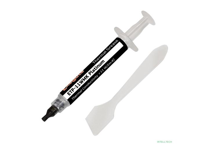 Exegate EX282341RUS Термопаста ETP-11WMK Platinum, шприц с лопаткой, 2г