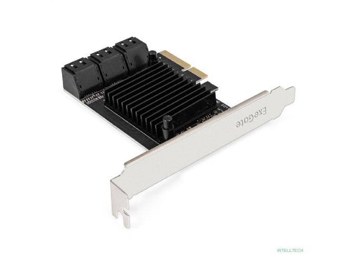 Exegate EX296207RUS Контроллер ExeGate EXE-516 (PCI-E x4 v3.0, SATA3 6Gb/s, 6 int, ASMedia Chipset ASM1166)