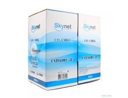 SkyNet Кабель FTP indoor 4x2x0,48, медный, FLUKE TEST, кат.5e, однож., 305 м, box, серый [CSS-FTP-4-CU]