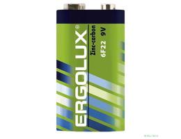 Ergolux 6F22 SR1 (6F22SR1, батарейка,9В)  (1 шт. в уп-ке) 