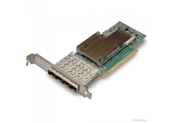 Broadcom NetXtreme P425G (BCM957504-P425G) 4x25GbE (25/10GbE), PCIe 4.0 x16, SFP28, BCM57504, Ethernet Adapter, LP + FH brackets incl, BOX