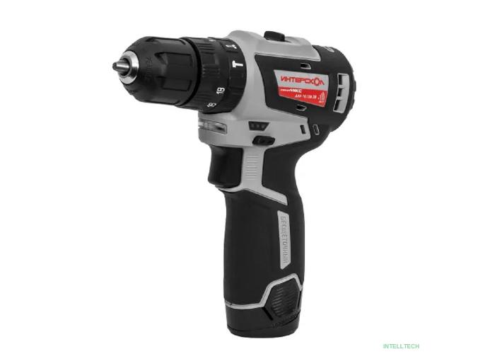 ИНТЕРСКОЛ ДАУ-10/12В 38 МиниМАКС бесщеточная аккум. дрель-шуруп [767.2.2.45] { Li-ion, кейс, 2 аккум., 2,5 Ач, ЗУ }