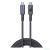Aukey Кабель Nylon Braided 100w LCD  1m black (AC-CB-MCC101)