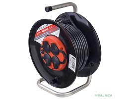 Perfeo удлинитель на катушке без заземления "RU POWER",PF_B4677 (20м 4гн с т/з 16А ПВС 3х1,5 IP44 (РБК16))