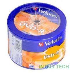Verbatim  Диски DVD-R  4.7Gb 16-х, 50шт. Shrink (43731)