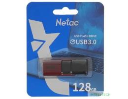 Netac USB Drive 128GB U182 Red USB3.0,retractable [NT03U182N-128G-30RE]