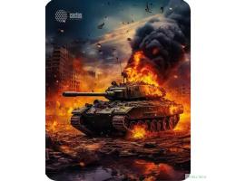 Коврик для мыши Cactus CS-MP-D04M Burning tank 300x250x3мм