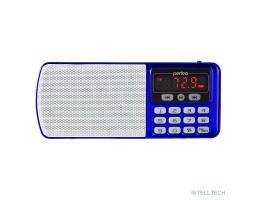 Perfeo радиоприемник цифровой ЕГЕРЬ FM+ 70-108МГц/ MP3/ питание USB или BL5C/ цвет синий (i120-BL) [PF_5027]