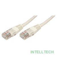 Rexant (18-1010) Шнур коммутационный, патч-корд, U/UTP RJ45-RJ45 CAT 5e, PVC, серый, 15м