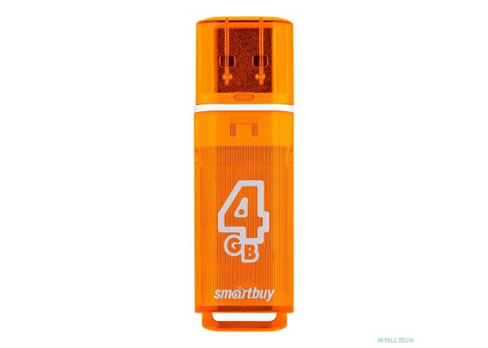 Smartbuy USB Drive 4GB Glossy series Orange (SB4GBGS-Or)