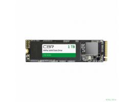 CBR SSD-001TB-M.2-LT22, Внутренний SSD-накопитель, серия "Lite", 1024 GB, M.2 2280, PCIe 3.0 x4, NVMe 1.3, SM2263XT, 3D TLC NAND, R/W speed up to 2300/1800 MB/s, TBW (TB) 500