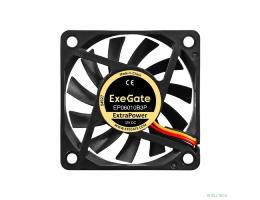 Exegate EX297028RUS Вентилятор 12В DC ExeGate ExtraPower EP06010B3P (60x60x10 мм, 2-Ball (двойной шарикоподшипник), 3pin, 3000RPM, 24dBA)