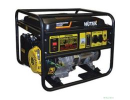Huter DY6500L 64/1/6 Электрогенератор {четырехтактный, 5000Вт, 220В/50Гц, 81Дб, принудительное охлаждение, бак 22 л, расход бензина 374 г/кВтч, расход масла 6,8, габариты700х535х570 вес 70.5 кг}