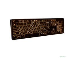 Dialog Katana Клавиатура KK-ML17U BLACK  - Multimedia, с янтарной подсветкой клавиш, USB, черная       