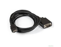 Exegate EX284928RUS Кабель-переходник HDMI-VGA ExeGate EX-CC-HDMIM-VGAM-1.8 (19M/15M, 1,8м)