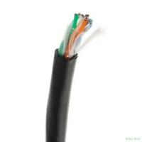 PROconnect (01-0054) Кабель витая пара U/UTP, CAT 5e, PE, 4PR, 24AWG, OUTDOOR, SOLID, черный, 305м